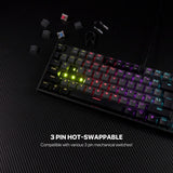 Fantech atom tkl mk886v2 104keycaps keycaps mechanical keyboard keyboards