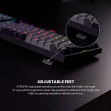 Fantech atom tkl mk886v2 104keycaps keycaps mechanical keyboard keyboards