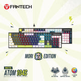 Fantech atom104s mk878s mechanical gaming keyboard mori edition black keyboards