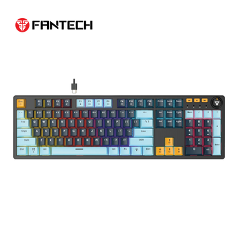Fantech atom107s mk893s mechanical gaming keyboard mizu edition navy blue