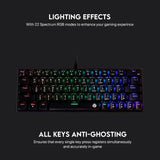 Fantech atom63 mk859 mechanical gaming keyboard arabic/english