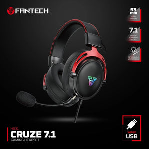 Fantech hg31 cruze 7.1 rgb gaming headset headsets