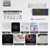 Fantech mk894 maxpower ii mechanical gaming keyboard keyboards