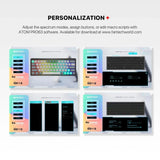 Fantech mk912 atom pro63 rgb bluetooth wireless gaming keyboard saturn keyboards