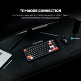 Fantech mk917 atom pro79 wireless mechanical gaming keyboard black keyboards
