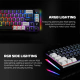 Fantech mk919 atom pro66 mechanical keyboard black keyboards