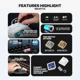 Fantech mk920 maxfit6 wireless mechanical gaming keyboard black keyboards