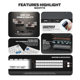 Fantech mk921 maxfit8 qmk mechanical keyboard keyboards