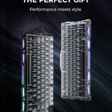 Gravastar mercury k1 75% wireless mechanical gaming keyboard aluminum alloy