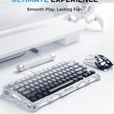 Gravastar mercury k1 75% wireless mechanical gaming keyboard aluminum alloy