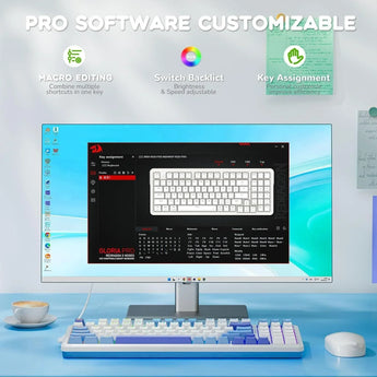 Keyboards wired and wireless bluetooth mechanical gaming keyboard redragon