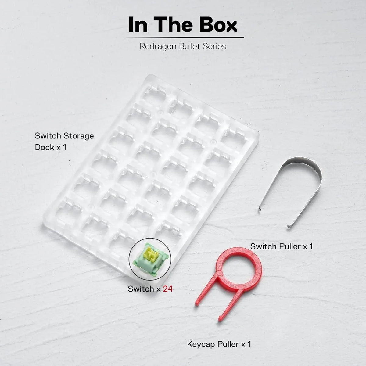 Redragon a113 bullet-qt soft tactile mechanical switch