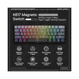 Redragon fizz k617ggb magnetic switch rapid trigger gaming keyboard 60% wired