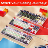 Redragon k552 mechanical gaming keyboard 87-key compact led gaming keyboard