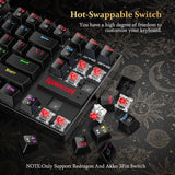 Redragon k552 mechanical gaming keyboard english led gaming keyboard with 87