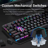 Redragon k555 mechanical gaming keyboard with blue switches macro recording,