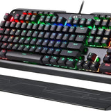 Redragon k555 mechanical gaming keyboard with blue switches macro recording,