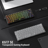 Redragon k617 ct 60% wired rgb gaming keyboard 61 keys compact keyboards