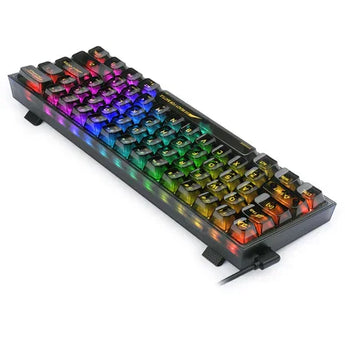 Redragon k617ctb-rgb 60% wired rgb gaming keyboard keyboards