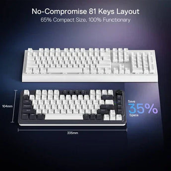 Redragon k673 pro 75% wireless gasket rgb gaming keyboard keyboards