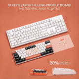 Redragon k683 rapid trigger he gaming keyboard 60% 61 keys wired mechanical
