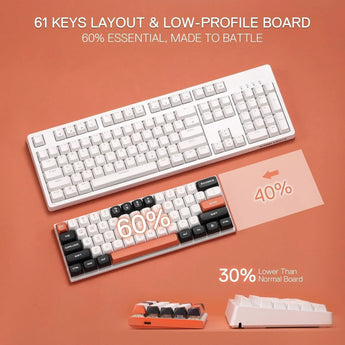 Redragon k683 rapid trigger he gaming keyboard 60% 61 keys wired mechanical