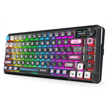 Redragon k708mc rgb flekact pro tri-mode 75% hot-swappable wireless mechanical