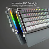 Redragon shaco k641 pro 65% aluminum rgb mechanical keyboard 3-mode 68 keys