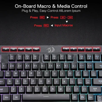 Shiva k515 membrane gaming keyboard keyboards