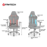 KORSI GC191 PREMIUM GAMING CHAIR | Blue Desk & Chair