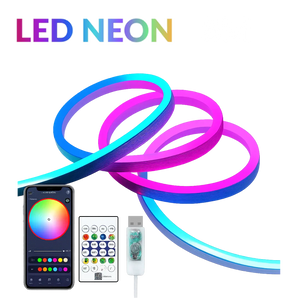 Rgb smart ic 5v usb neon led strip lights