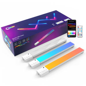 Rgbic diy smart dream color led light bar 9 pcs