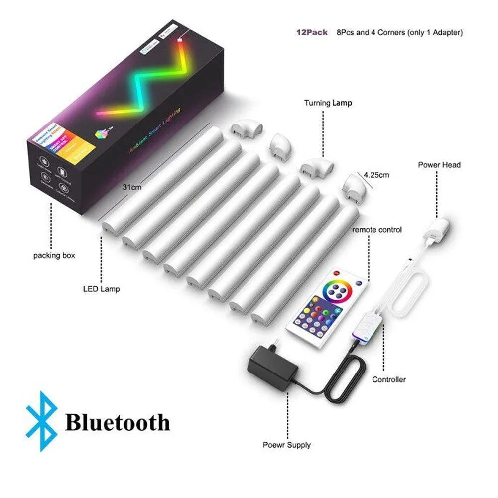 Rgbic led smart wall lamp light