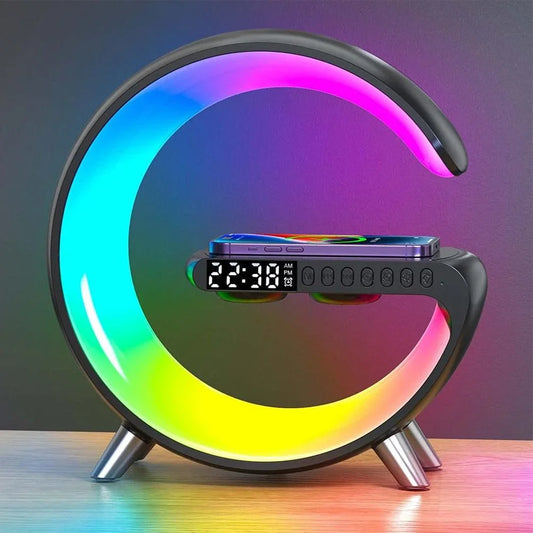Wake up light sunrise alarm clock wake up light with wireless speaker bt-3401
