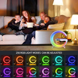 Wake up light sunrise alarm clock wake up light with wireless speaker bt-3401