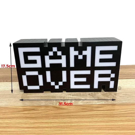 Game over lamp voice control led light - lightning | panels | lamps | signs