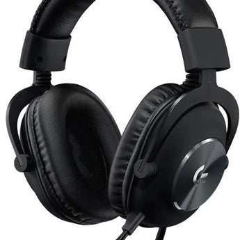 Logitech pro x gaming headset with blue vo!ce mic headsets