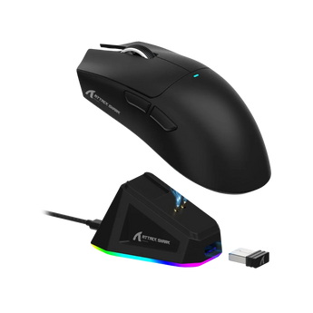 Attack shark x11 lightweight wireless gaming mouse with rgb charging