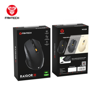 Fantech raigor gen iii wg12r rechargeable mouse wireless gaming