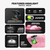 Fantech tantoe wg13e wireless mouse three-mode switching and magnetic