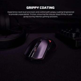 Fantech wg7v2 crypto ii wireless gaming mouse black mice & trackballs
