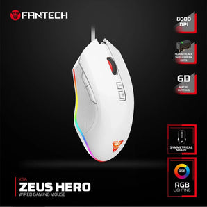 Fantech zeus x5a gaming mouse 8000 dpi mice & trackballs