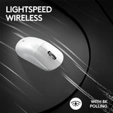 Logitech g pro x superlight 2 lightspeed wireless gaming mouse 8k polling,