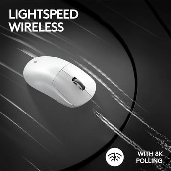 Logitech g pro x superlight 2 lightspeed wireless gaming mouse 8k polling,