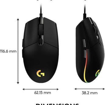 Logitech g102 light sync gaming wired mouse with customizable rgb lighting 6