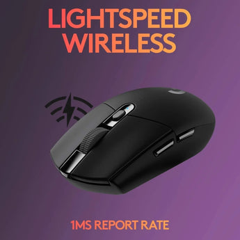 Logitech g304 lightspeed wireless gaming mouse hero sensor 12,000 dpi, mice &