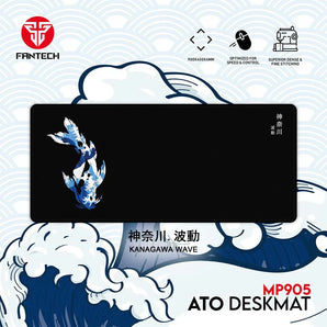 Fantech ato mp905 desk mat (kanagawa wave) office mats