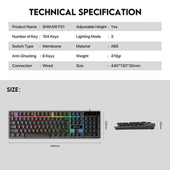 Fantech p31 hero bundle gaming set