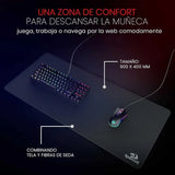 Redragon p032 flick xl mouse pad with stitched edges waterproof for work games