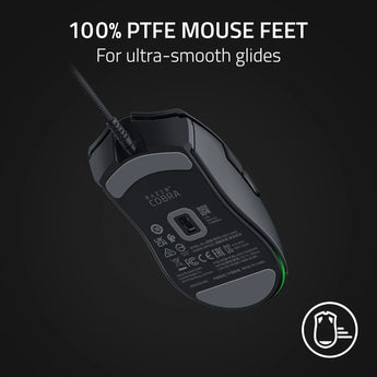 Razer cobra gaming mouse: 58g gen-3 optical switches chroma rgb lighting, mice